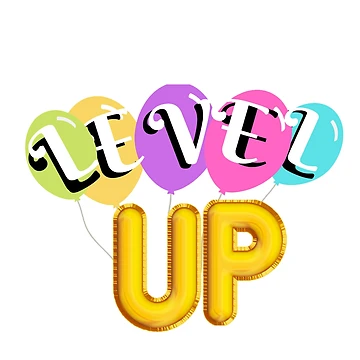 Artwork thumbnail, Level UpSticker by StikEmUp Stickers