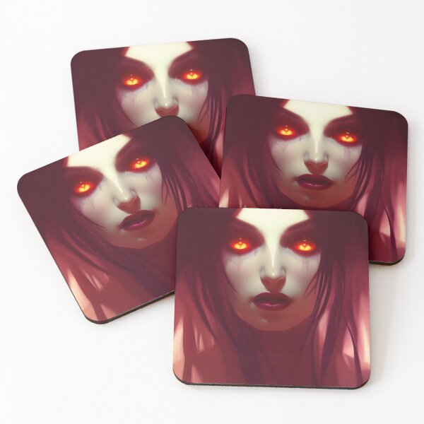 Item preview, Vampire Red Eyes Alluring Dark Beautiful Artwork designed and sold by Eliteijr.
