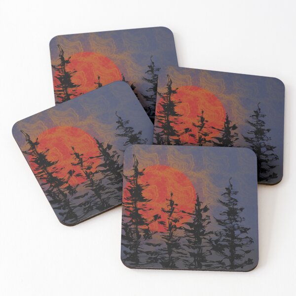 Item preview, Full moon sunset designed and sold by DaveDanchuk.