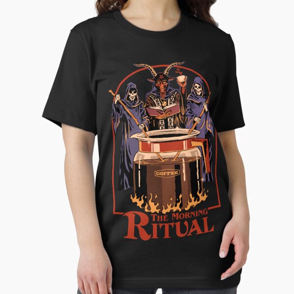 Item preview, Funny The Morning Ritual T-Shirt designed and sold by DesjardinsMc.
