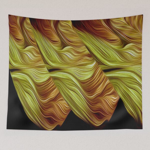 Item preview, Festooned Leaves Curtain designed and sold by fatenanwar.