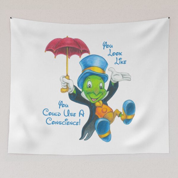 Item preview, Jiminy Cricket Thinks You Look Like You Could Use A Conscience! designed and sold by CarolRogan.