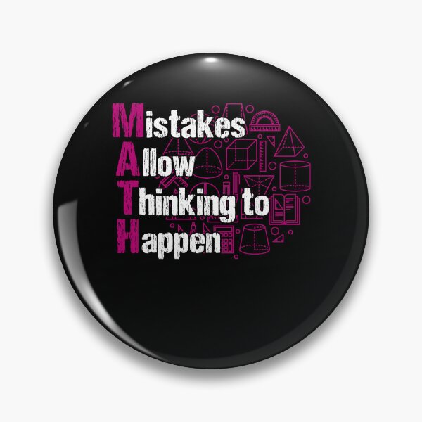 Item preview, Math Teacher - Math Mistakes Allow Thinking To Happen designed and sold by UnknownArtistt.