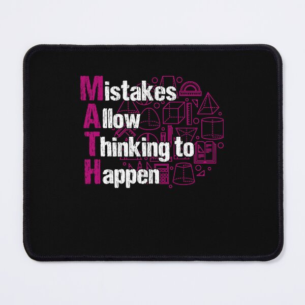 Item preview, Math Teacher - Math Mistakes Allow Thinking To Happen designed and sold by UnknownArtistt.