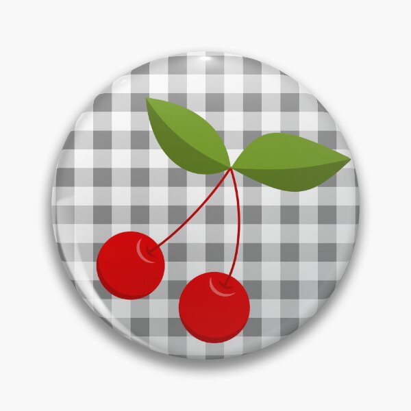 Item preview, Cherry and check pattern designed and sold by mrhighsky.