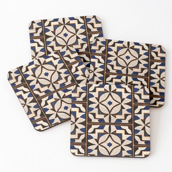 Item preview, Moroccan Arabic Mosaic Tile Pattern  designed and sold by VintageSomalia.