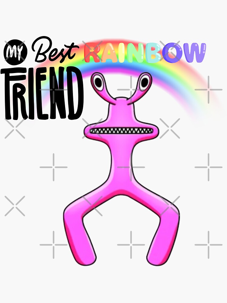 Blue Rainbow friends sticker Sticker by SebasthianStore