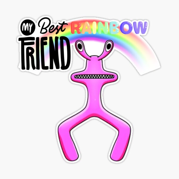 Purple Rainbow Friend Sticker for Sale by TheBullishRhino in 2023