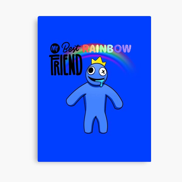 Green, orange and Blue rainbow friends characters  Canvas Print for Sale  by ismailalrawi