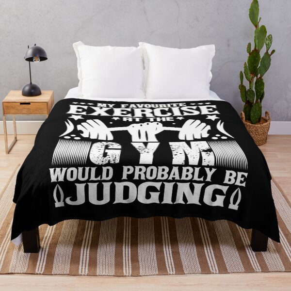 Item preview, My Favourite Exercise At The Gym Would Probably Be Judging designed and sold by pqrstshirts.