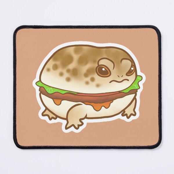 Item preview, Frog Burger Desert Rain Frog designed and sold by Oleander Schweiger.