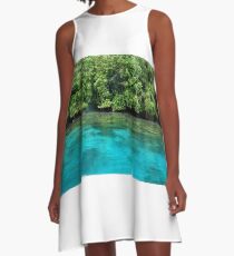Bougainville Shoreline A-Line Dress