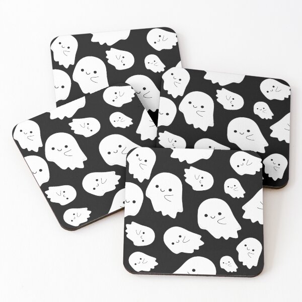 Item preview, Cute Halloween ghosts flying around designed and sold by Rosefurn.