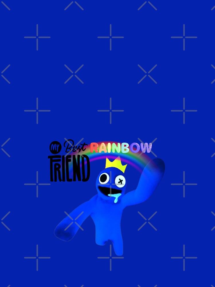 Blue Rainbow Friend  Sticker for Sale by TheBullishRhino