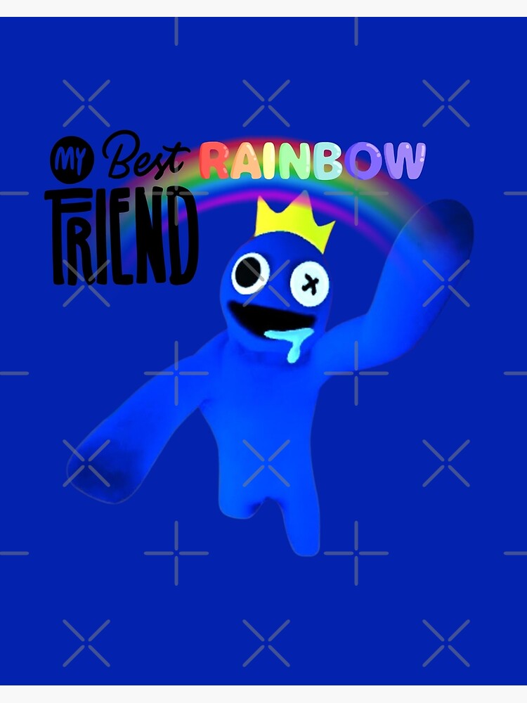 My Best Rainbow Friend Red Pin for Sale by TheBullishRhino