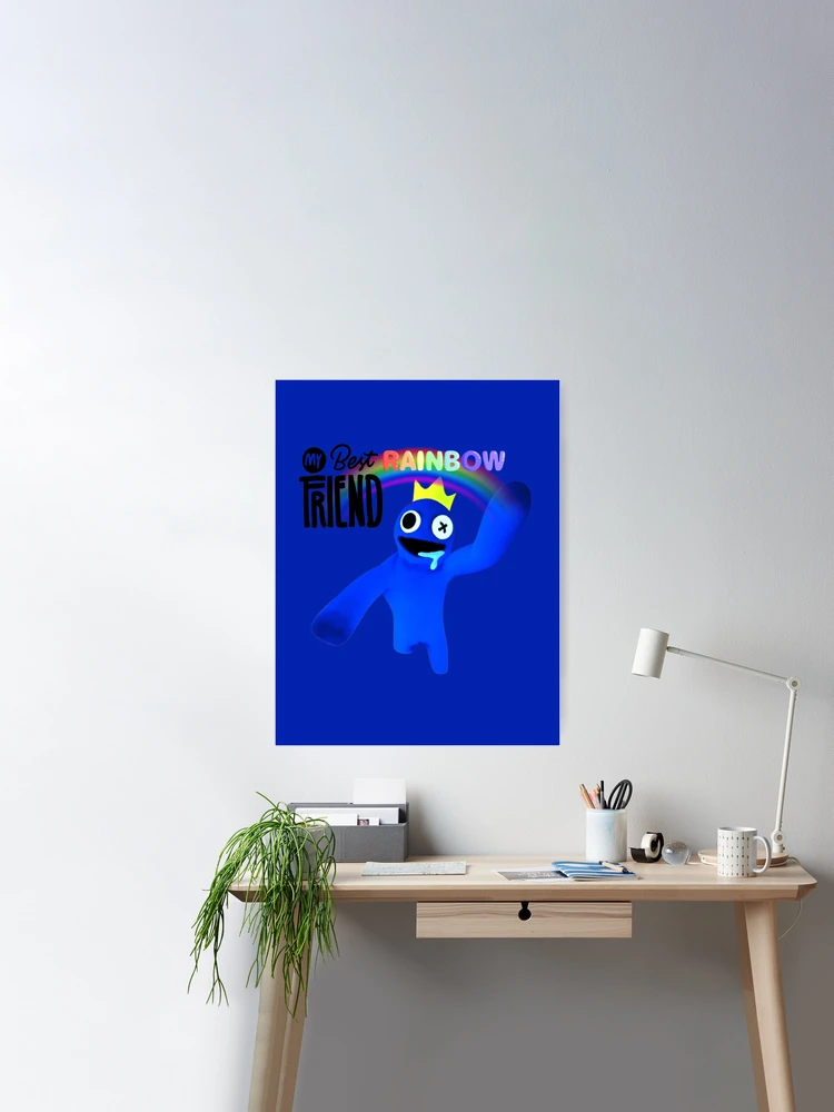 rainbow friends Blue! Art Print for Sale by NickWienfo