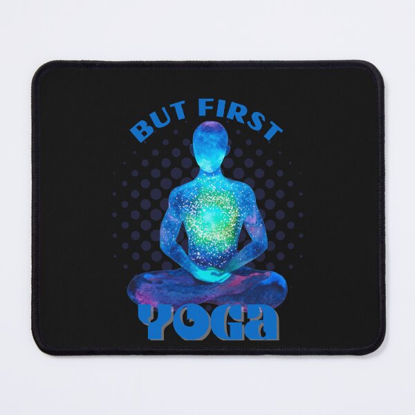 Item preview, But First Yoga for yoga lovers, yoga teaches, yoga instructors and classmates. designed and sold by tranquilbeach.