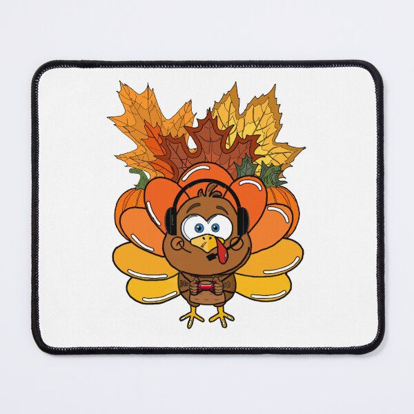 Item preview, Cute Turkey Gamer designed and sold by GarnersDesigns.