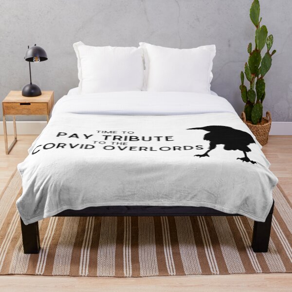 Item preview, Time to Pay Tribute to the Corvid Overlords (Version 1) designed and sold by GlacierViewFarm.