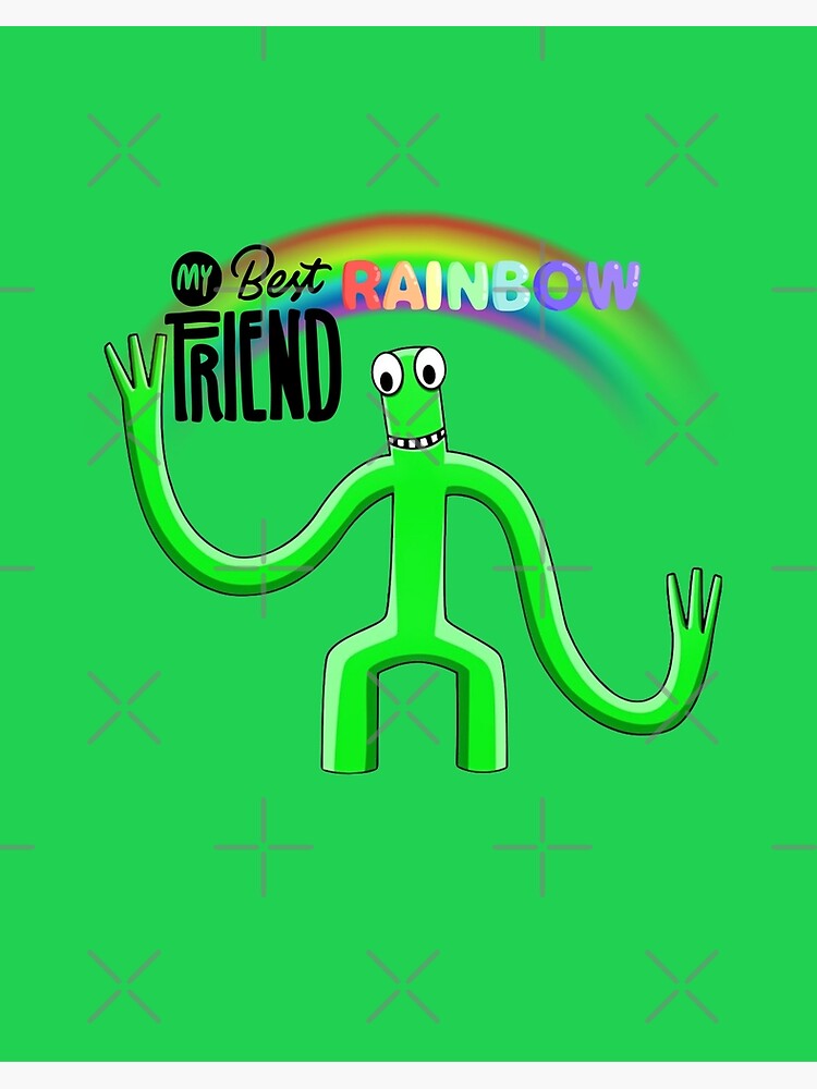 Green from Rainbow Friends, my kiddo's latest obsession (cardboard