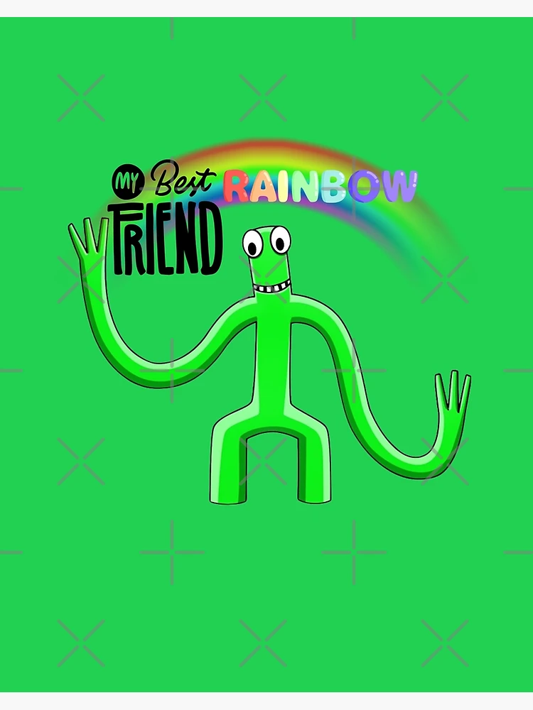 Green from Roblox Rainbow Friends Postcard for Sale by NationArts