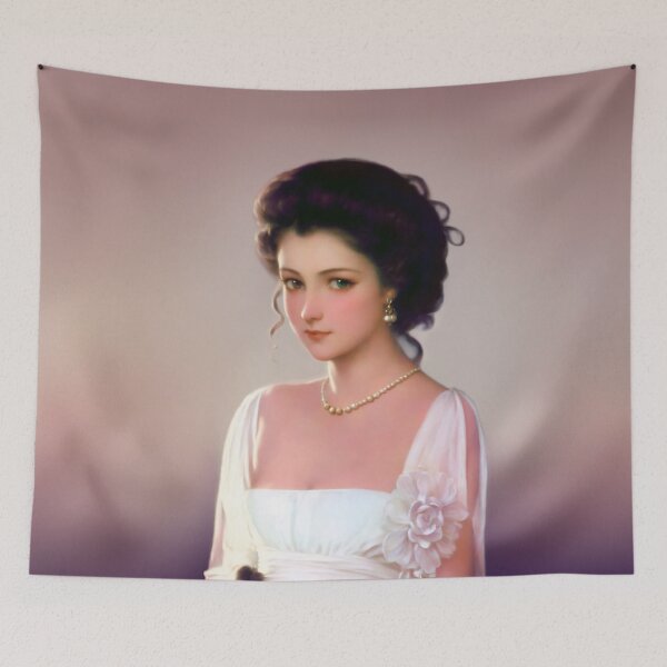 Item preview, Somewhere in time portrait of Elise McKenna designed and sold by Vash Chen.