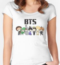 BTS 21st Century Girls (Halloween ver.) Women's Fitted Scoop T-Shirt