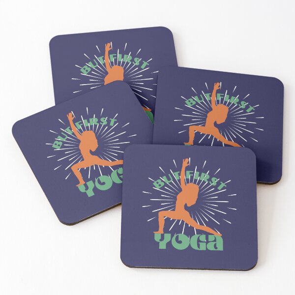 Item preview,  But First Yoga for yoga lovers, yoga teaches, yoga instructors classmates stretches for women designed and sold by tranquilbeach.