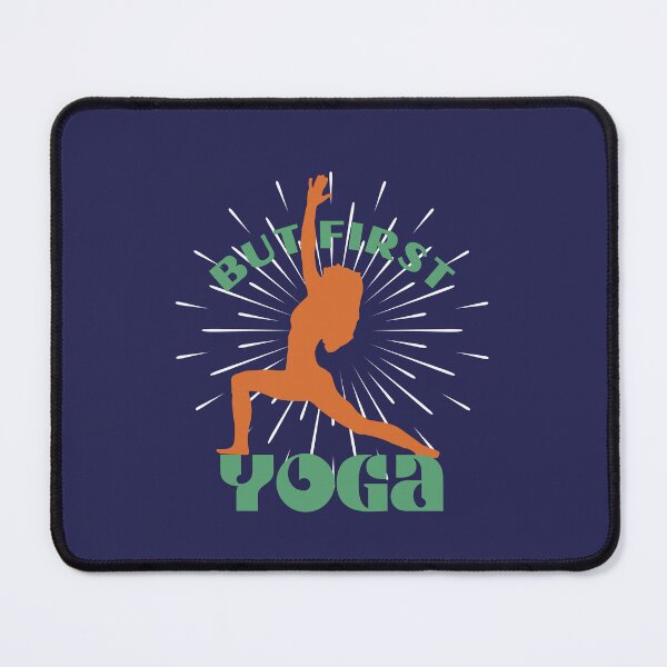 Item preview, But First Yoga for yoga lovers, yoga teaches, yoga instructors classmates stretches for women designed and sold by tranquilbeach.