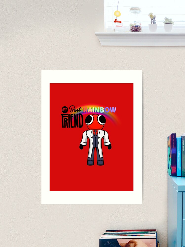 Red Rainbow Friend Posters for Sale
