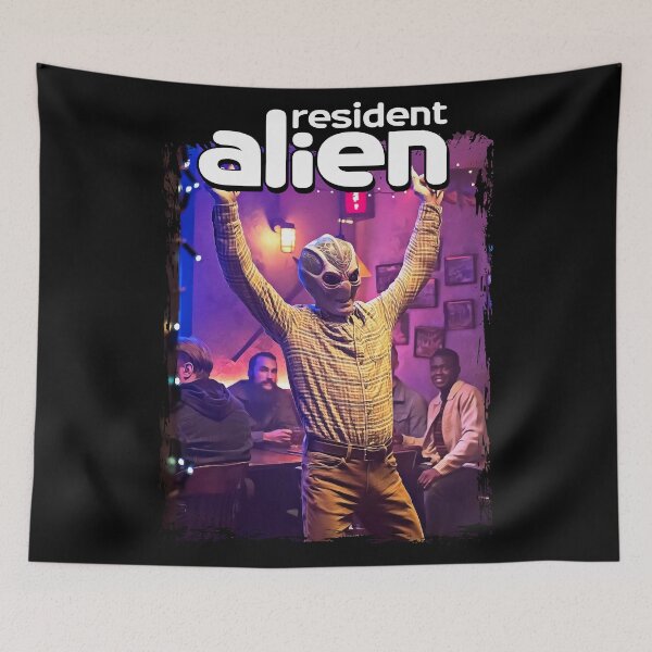 Item preview, Resident Alien series  Graphic Perfect Xmas Gift Fan designed and sold by SebastiGuevara.