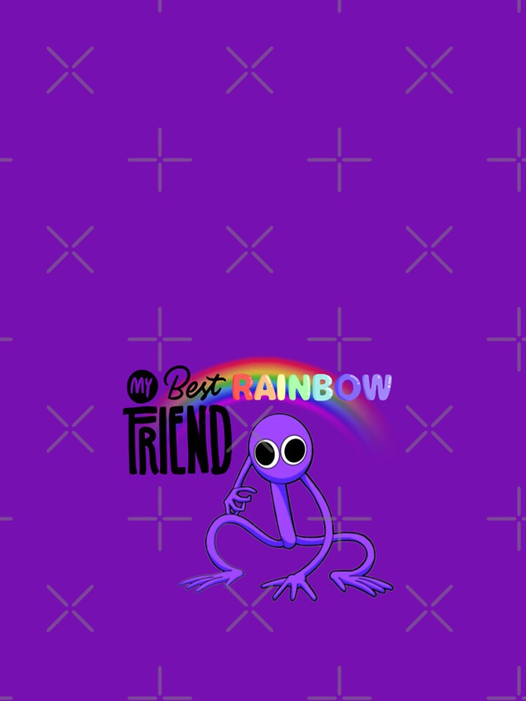 Purple Rainbow Friend Sticker for Sale by TheBullishRhino