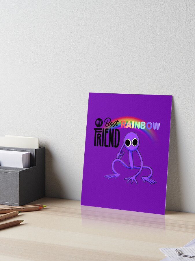 Purple Rainbow Friend Poster for Sale by TheBullishRhino