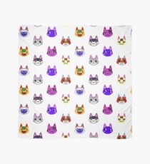 Animal Crossing Katzen Pixel-Art (Bob, Tangy, Lolly, Mitzi, Kid Cat, fröhlich, Punchy, Rosie) Tuch
