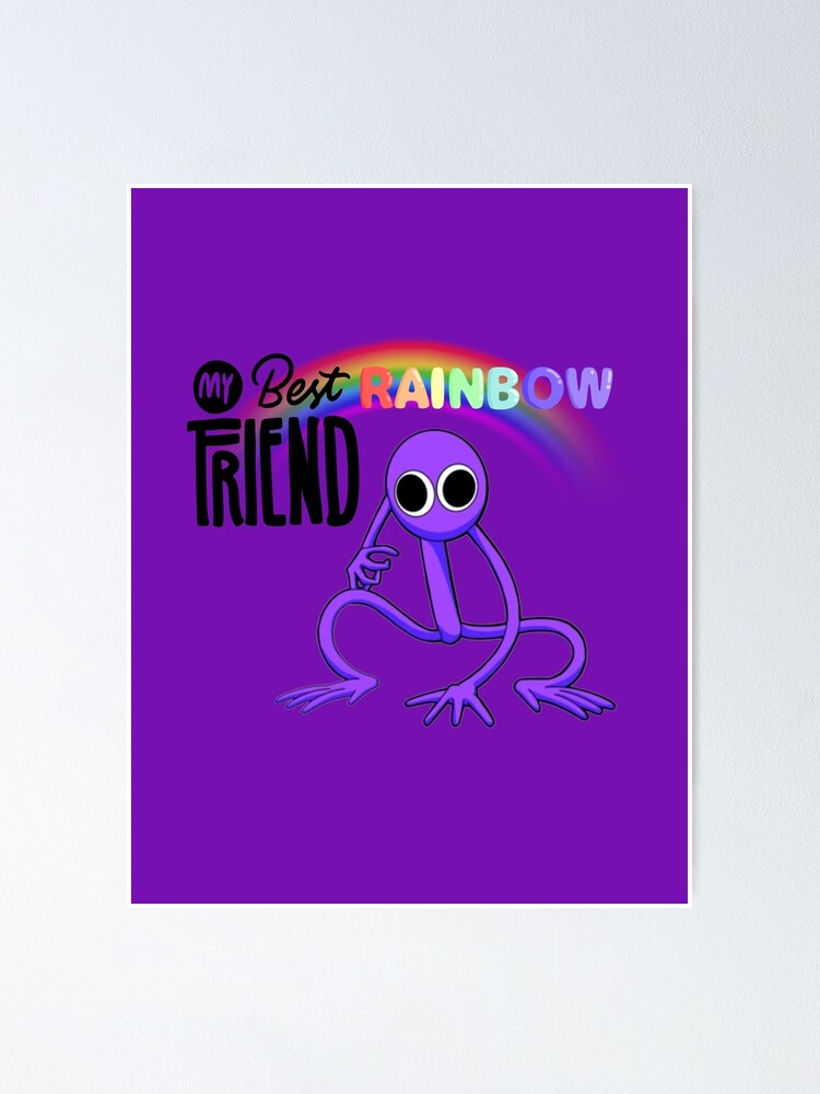 Blue Rainbow Friend  Poster for Sale by TheBullishRhino