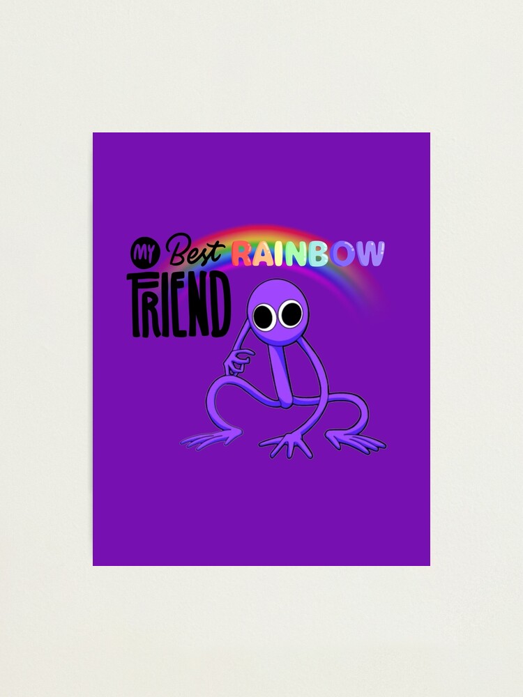 Purple Rainbow Friend | Photographic Print