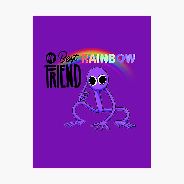rainbow friends Blue! Art Print for Sale by NickWienfo