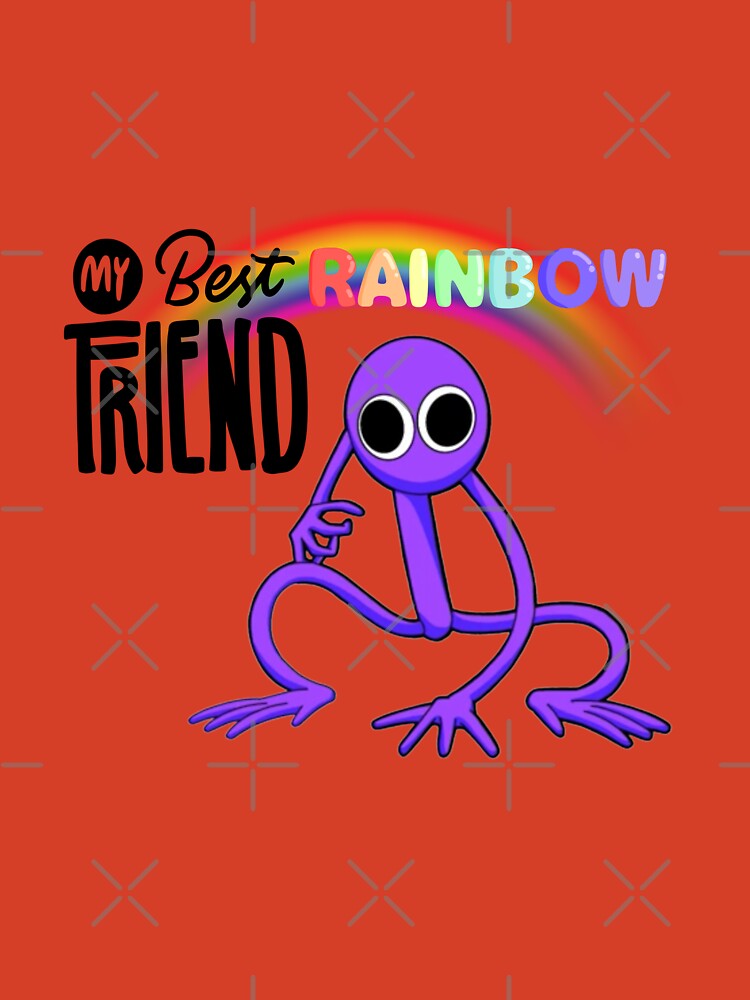 My Best Rainbow Friend Green Art Board Print for Sale by TheBullishRhino