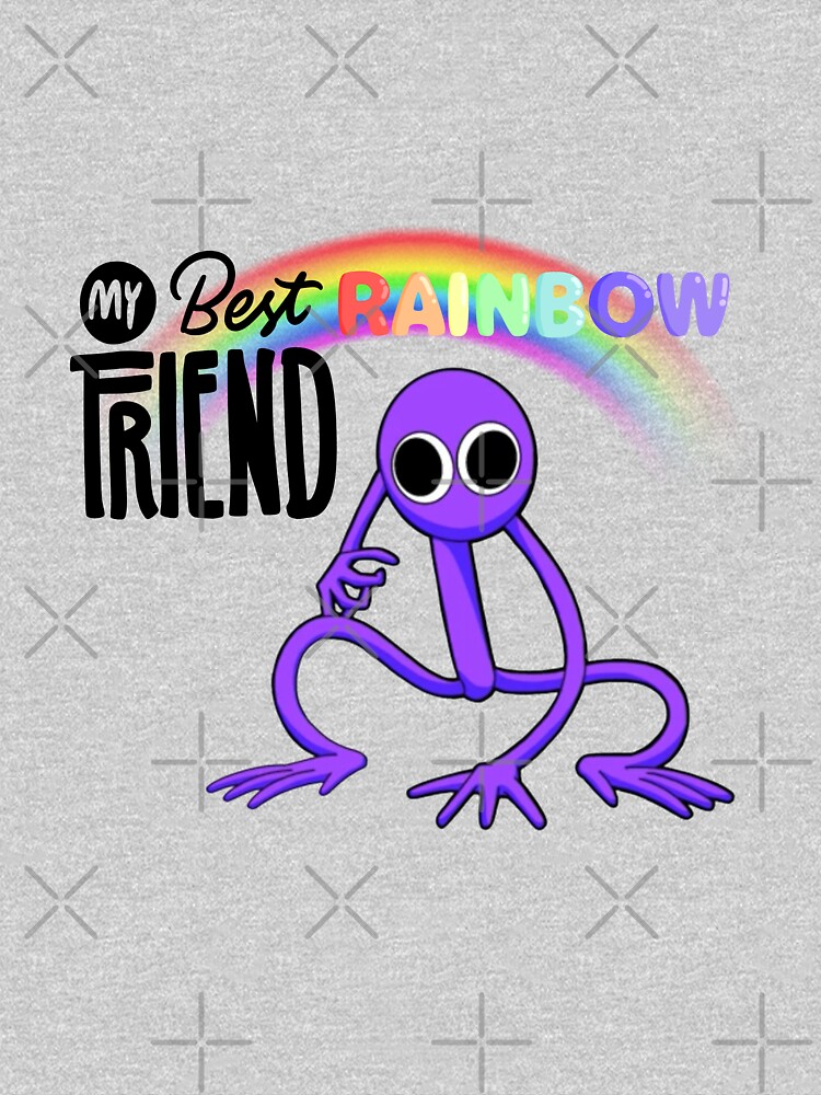 Purple Rainbow Friend Kids Pullover Hoodie for Sale by TheBullishRhino