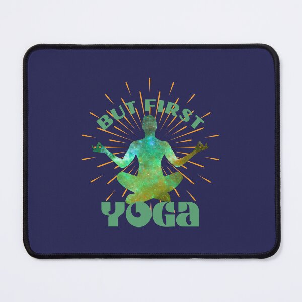 Item preview, But First Yoga for yoga lovers, yoga teaches, yoga instructors modern classmates stretches for women designed and sold by tranquilbeach.