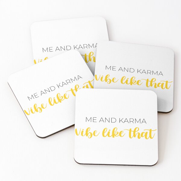 Item preview, Me and karma vibe like that yellow designed and sold by Katlligraphy.