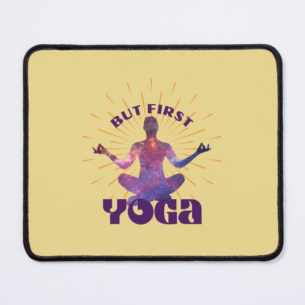 Item preview, But First Yoga for yoga lovers, yoga teaches, yoga instructors modern classmates stretches for women designed and sold by tranquilbeach.