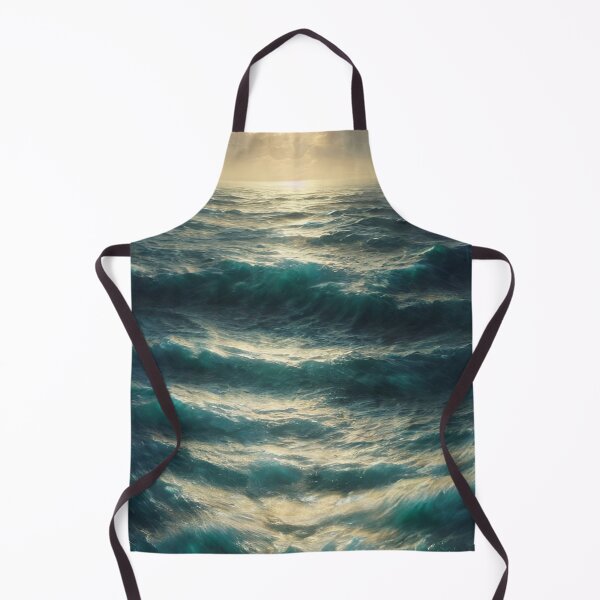 Item preview, Huge Waves Stormy Ocean - Sun Set designed and sold by Devin Farinsky.