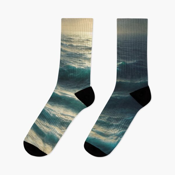 Item preview, Huge Waves Stormy Ocean - Sun Set designed and sold by Devin Farinsky.