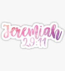 Jeremiah 29:11 Sticker