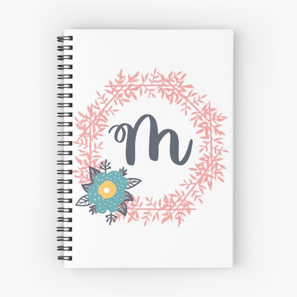 Item preview, Floral M Initial designed and sold by kelseyhaver.
