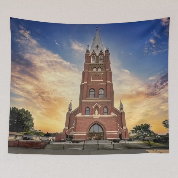 Aperçu de l'œuvre Église catholique Sainte-Marie-Saint-Joseph créée et vendue par Steve Walser.