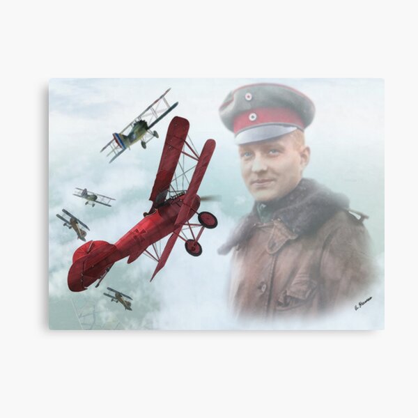 Rittmeister Manfred A. Freiherr von Richthofen Metal Print
