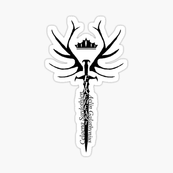 The Names of Fireheart Sticker