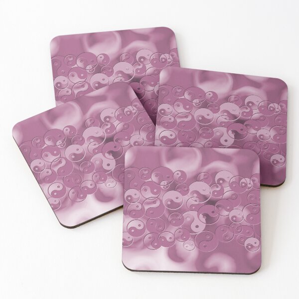 Item preview, YinYang in pink  designed and sold by JustLagoons.